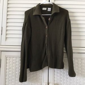 Newport News jeanology Sweater cardigan small